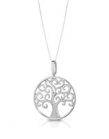 Collana Mediterraneo Donna Albero della Vita in Argento Zirconia A10AZBC03 - A10AZBC03
